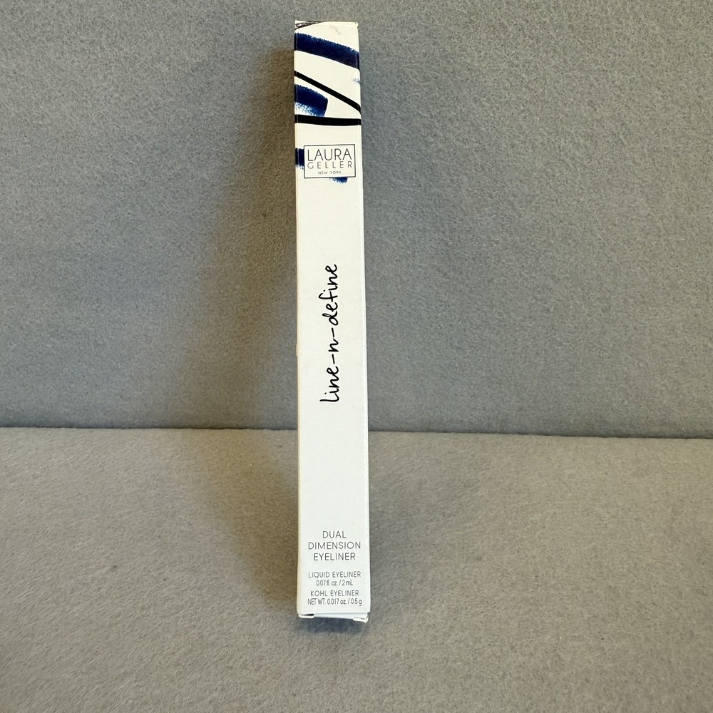 Laura Geller Line-n-Define Dual Dimension Eyeliner  Black / Navy NIB New‎ in Box